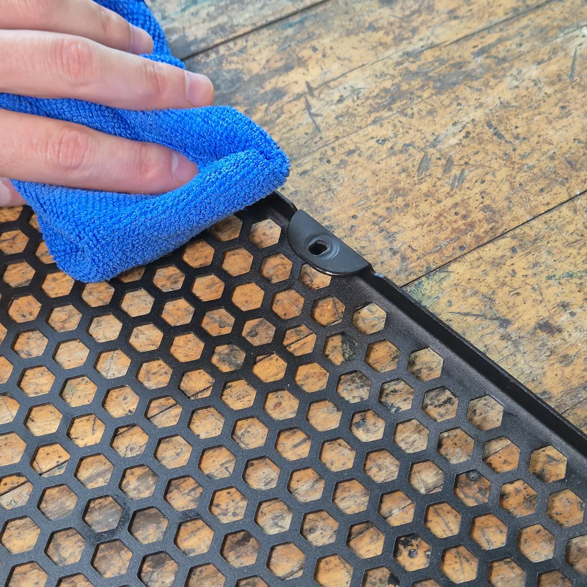 Step 2 — clean the grille