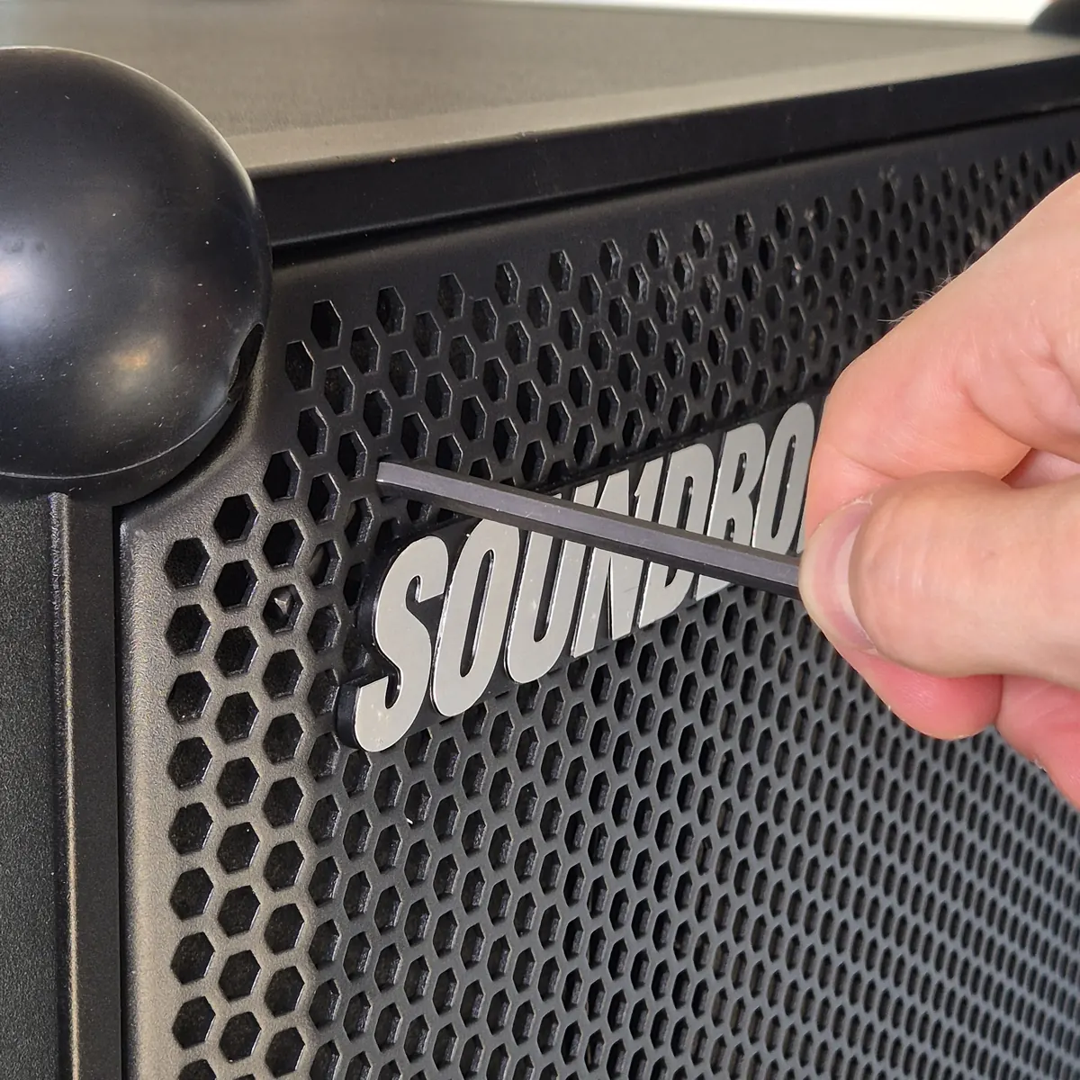 Step 1 — remove the grille