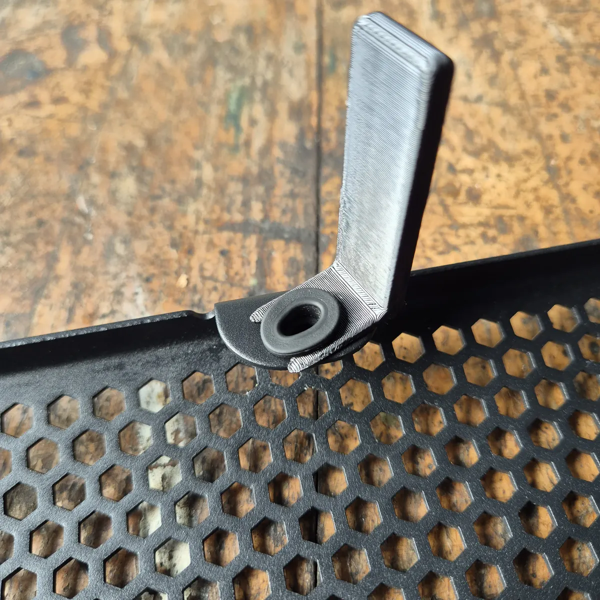 Step 2 — pop out the rubber plugs