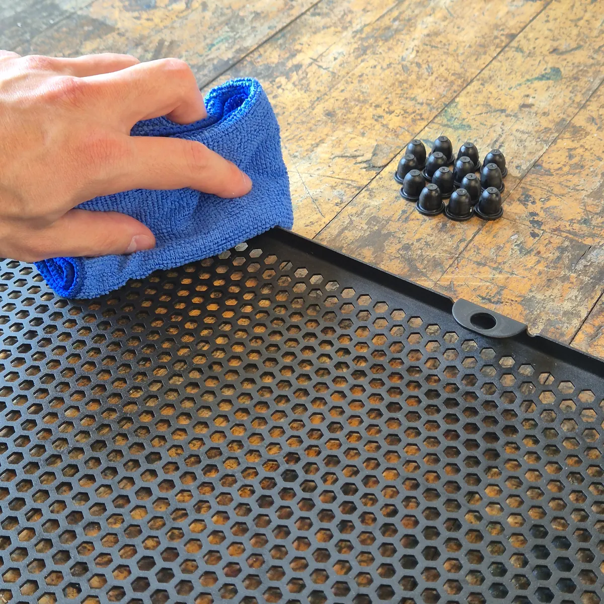 Step 3 — clean the grille